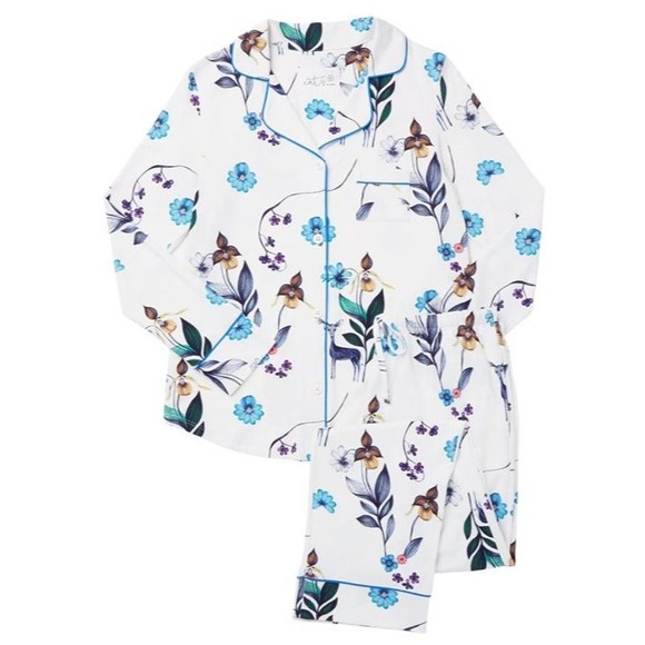 The Cat’s Deerly Pima Knit Pajama Night Shirt  (only) - Size Small - Picture 2 of 10